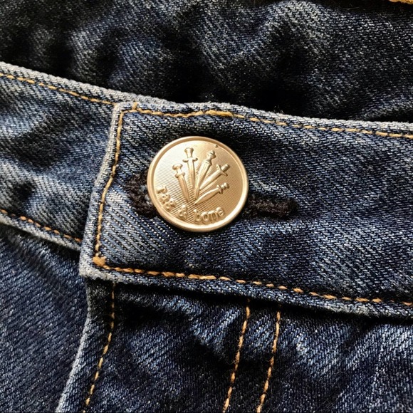 Rag & Bone High Rise Raw Hem Cropped Dark Stone Wash Skinny Jeans Size 28 - Picture 5 of 11